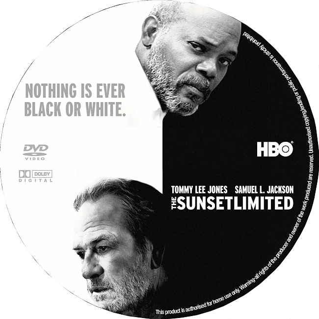 dvd cover The Sunset Limited 2011 R1 Disc Dvd Cover