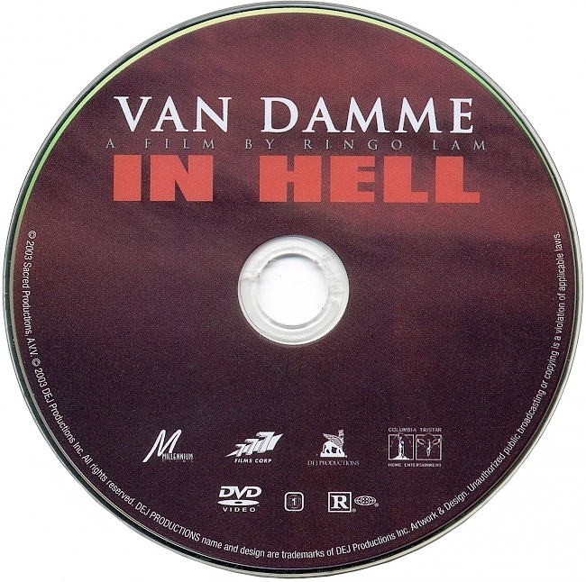 dvd cover In Hell 2003 R1 Disc Dvd Cover