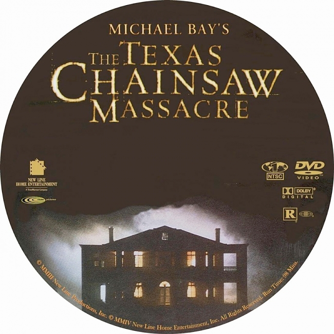 dvd cover The Texas Chainsaw Massacre 2003 R1 Disc Dvd Cover