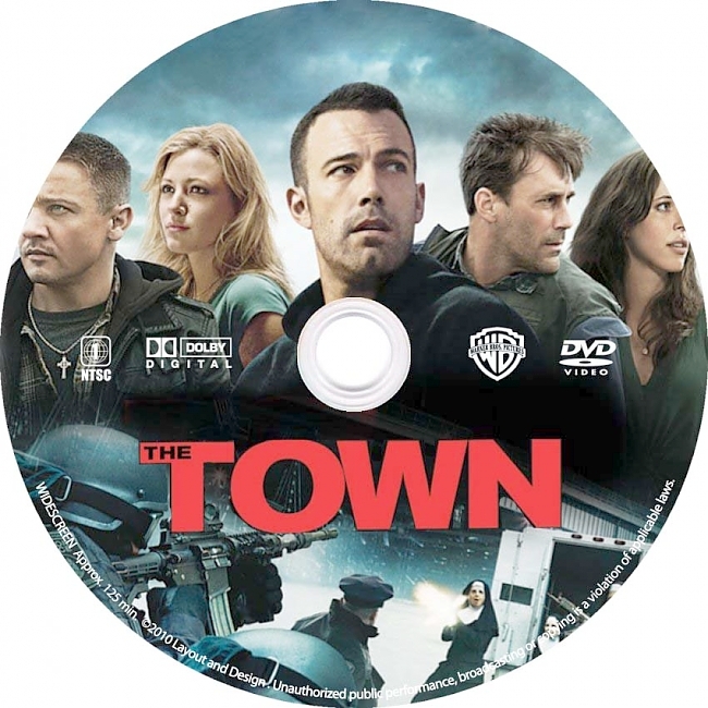 dvd cover The Town 2010 R1 Disc Dvd Cover