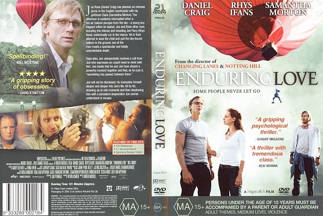 dvd cover Enduring Love 2004 Dvd Cover