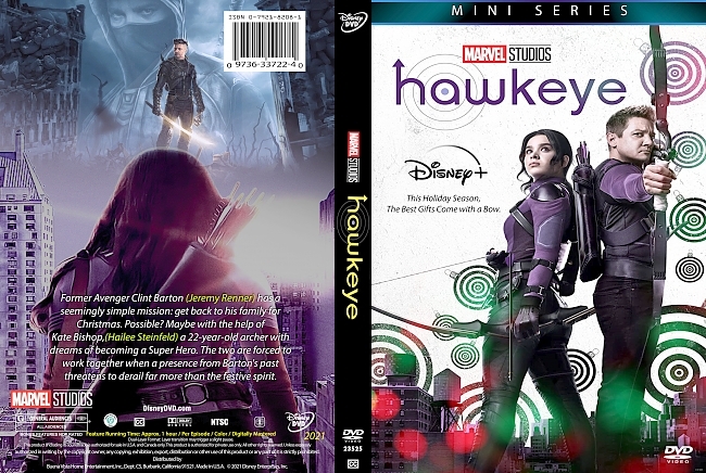 dvd cover Hawkeye 2021 Dvd Cover