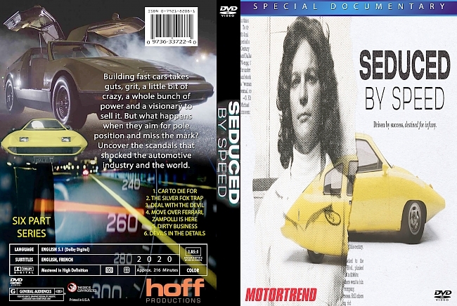 dvd cover Seduced By Speed 2020 Dvd Cover