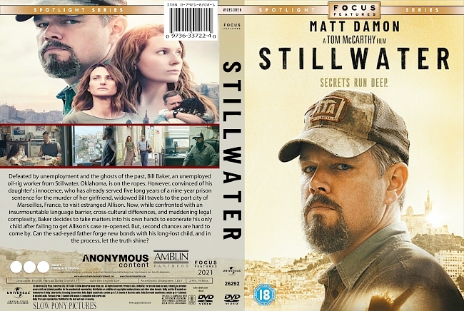 dvd cover Stillwater 2021 Dvd Cover