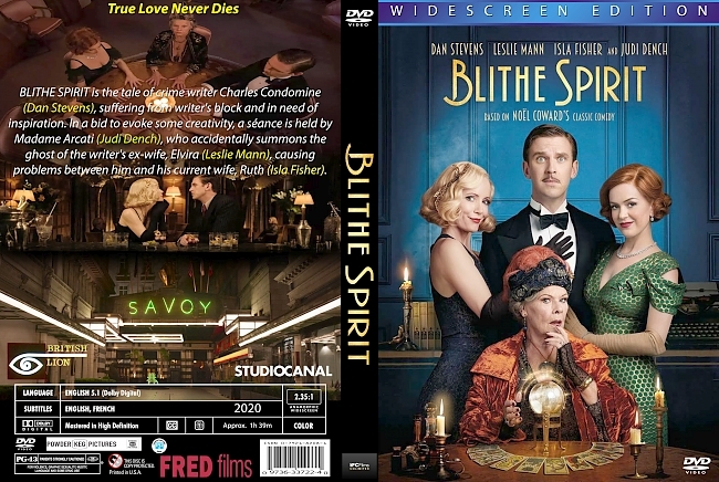 dvd cover Blithe Spirit 2020 Dvd Cover