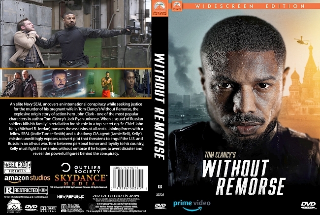 dvd cover Without Remorse 2021 Dvd Cover