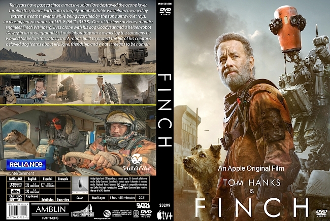 dvd cover Finch 2021 Dvd Cover
