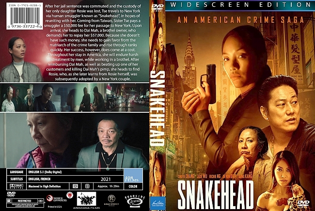 dvd cover Snakehead 2021 Dvd Cover