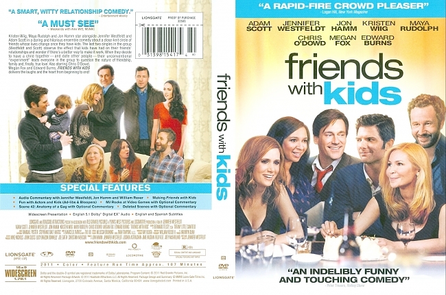 dvd cover Friends With Kids 2011 Dvd Cover