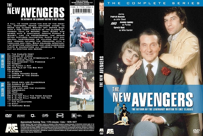 New Avengers Complete Series Dvd Cover 