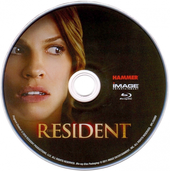 dvd cover The Resident 2011 R1 Disc Dvd Cover