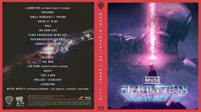 dvd cover Muse - Simulation Theory Film 2019 Dvd Cover