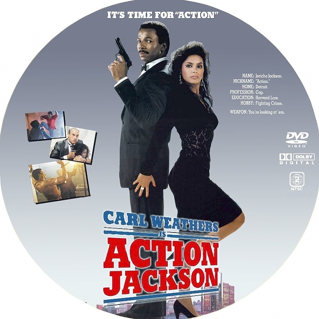 dvd cover Action Jackson 1988 R2 Disc Dvd Cover