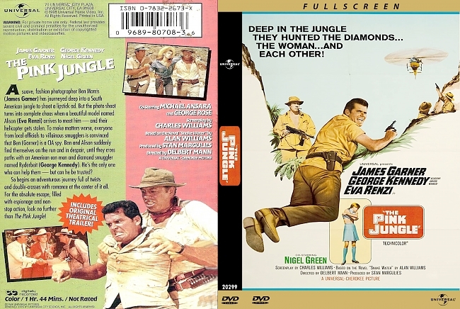 dvd cover The Pink Jungle 1968 Dvd Cover