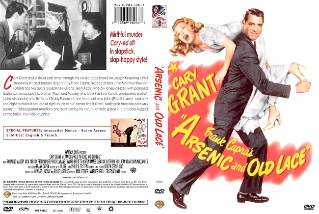 dvd cover Arsenic And Old Lace 1944 FS R1 Dvd Cover