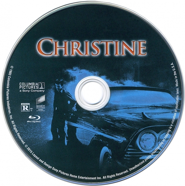 dvd cover Christine 1983 R1 Disc Dvd Cover