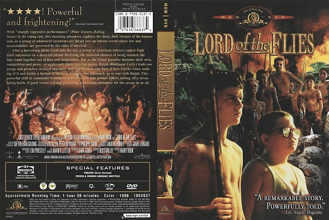 dvd cover Lord Of The Flies 1990 Dvd Cover