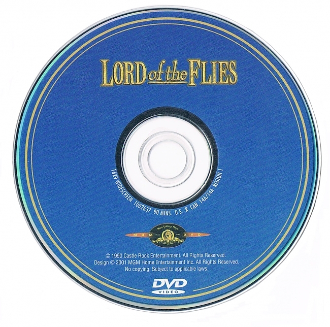 dvd cover Lord Of The Flies 1990 R1 Disc Dvd Cover
