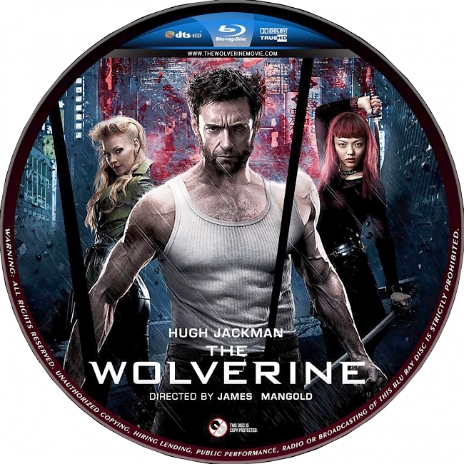 dvd cover The Wolverine - Extended Edition 2013 R1 Disc Dvd Cover