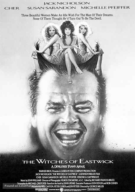 dvd cover The Witches Of Eastwick 1987 Original Movie Poster Dvd Cover