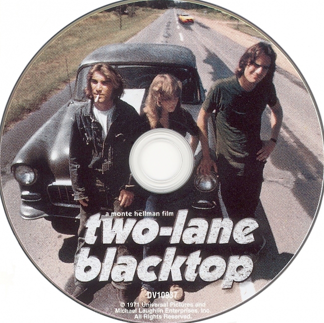 Two Lane Blacktop 1971 R1 Disc Dvd Cover 