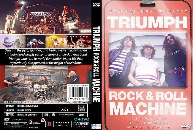 Triumph  Rock & Roll Machine 2021 Dvd Cover 