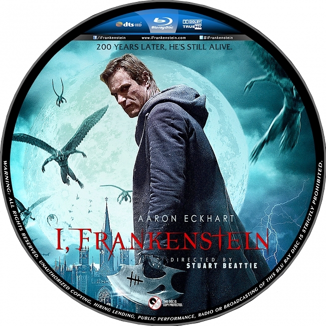 dvd cover I, Frankenstein 2013 R1 Disc Dvd Cover