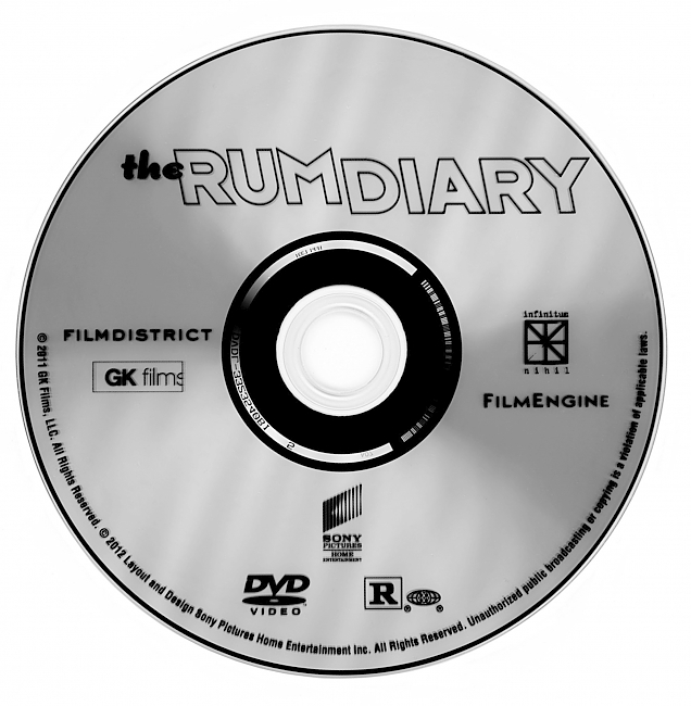 dvd cover The Rum Diary 2011 R1 Disc 2 Dvd Cover