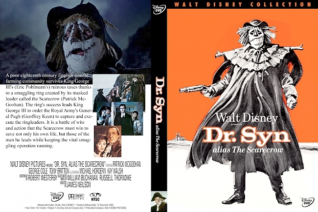 dvd cover Dr. Syn, Alias The Scarecrow 1962 Dvd Cover