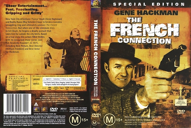 dvd cover The French Connection 1971 Dvd Cover