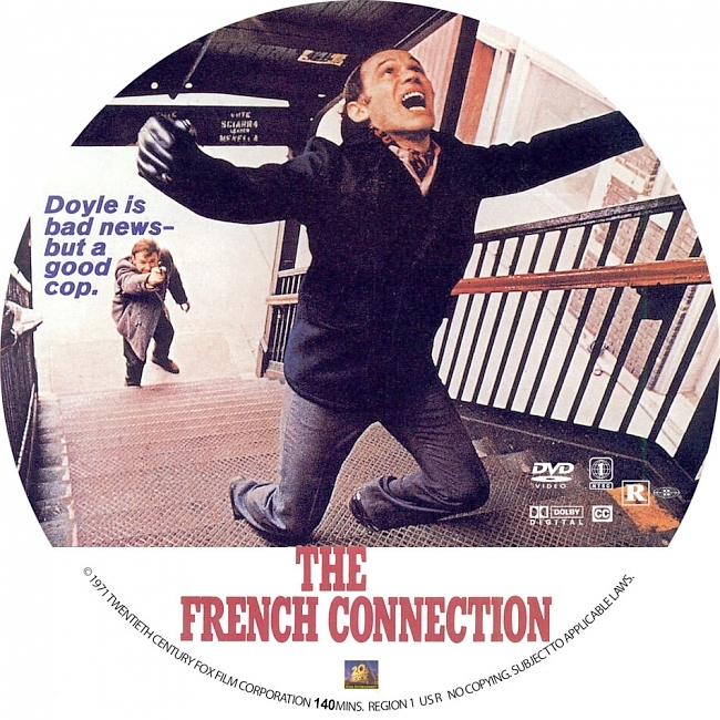 dvd cover The French Connection 1971 R1 Disc Dvd Cover