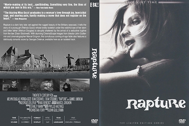 dvd cover Rapture 1965 Dvd Cover