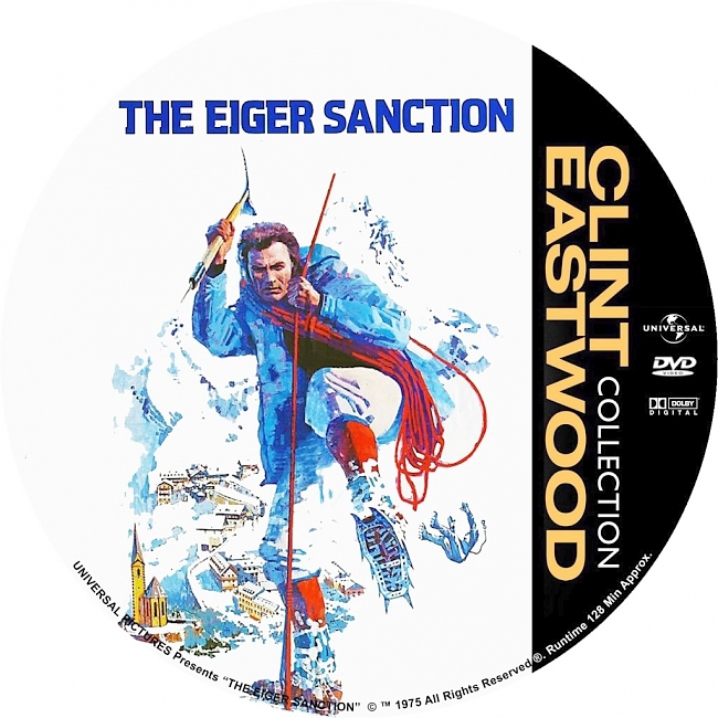 dvd cover The Eiger Sanction 1975 R1 Disc Dvd Cover