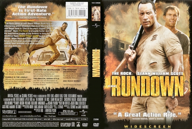 dvd cover The Rundown 2003 Dvd Cover