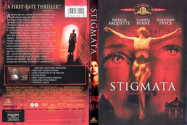 dvd cover Stigmata 1999 Dvd Cover