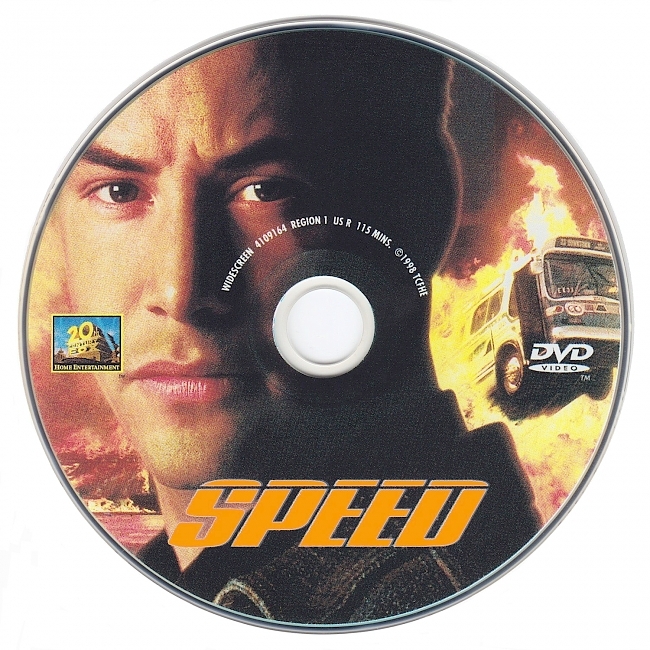 dvd cover Speed 1994 R1 Disc Dvd Cover