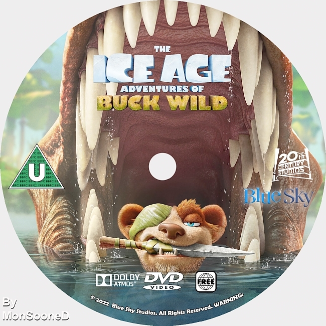 dvd cover The Ice Age Adventures Of Buck Wild 2022 Dvd Disc Dvd Cover