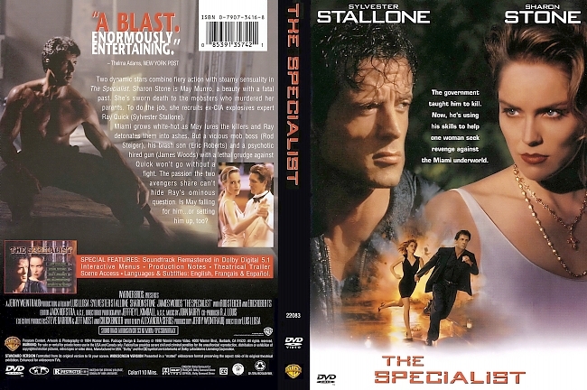 dvd cover The Specialist 1994 Dvd Cover