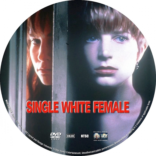 dvd cover Single White Female 1992 R1 Disc Dvd Cover