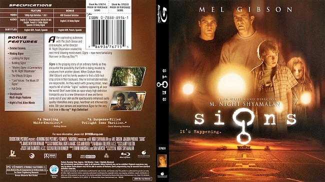 dvd cover Signs 2002 Dvd Cover