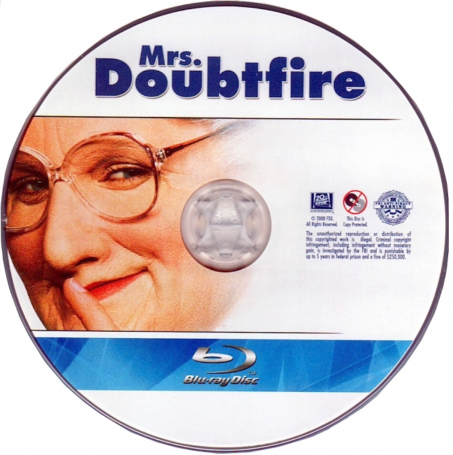 dvd cover Mrs Doubtfire 1993 R1 Disc 2 Dvd Cover