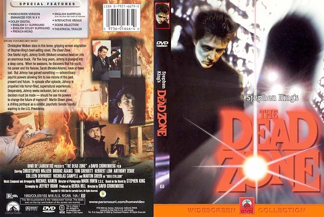 dvd cover The Dead Zone 1983 Dvd Cover