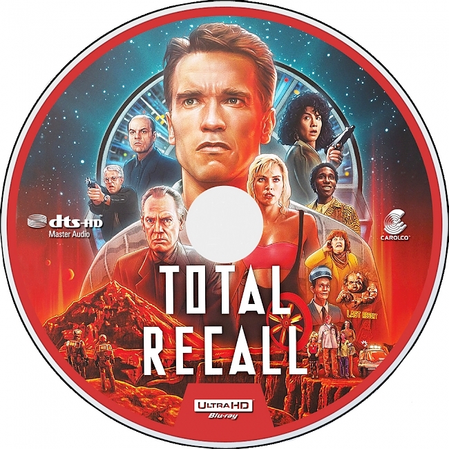 dvd cover Total Recall 1990 R1 Disc Dvd Cover