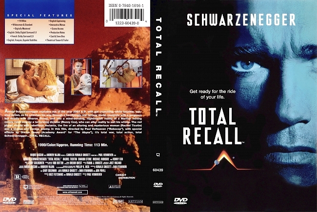 dvd cover Total Recall 1990 Dvd Cover