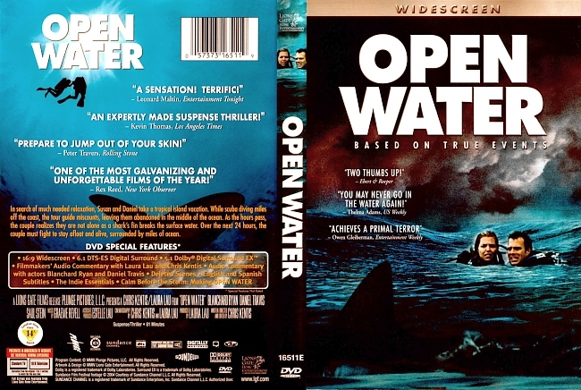 dvd cover Open Water 2003 Dvd Cover