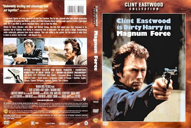 dvd cover Magnum Force 1973 Dvd Cover