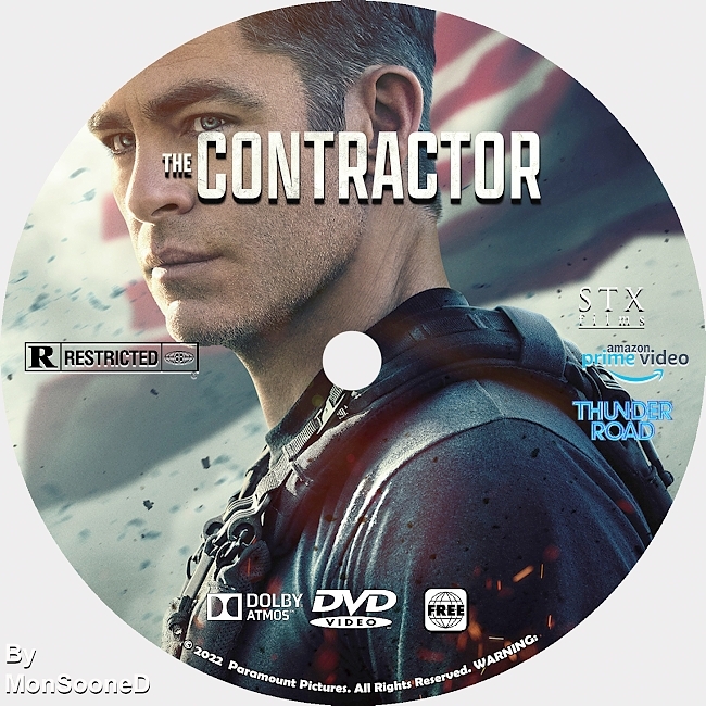 dvd cover The Contractor 2022 Dvd Disc Dvd Cover