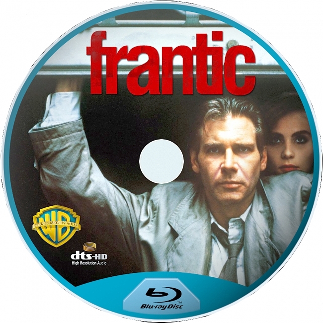dvd cover Frantic 1988 R1 Disc Dvd Cover