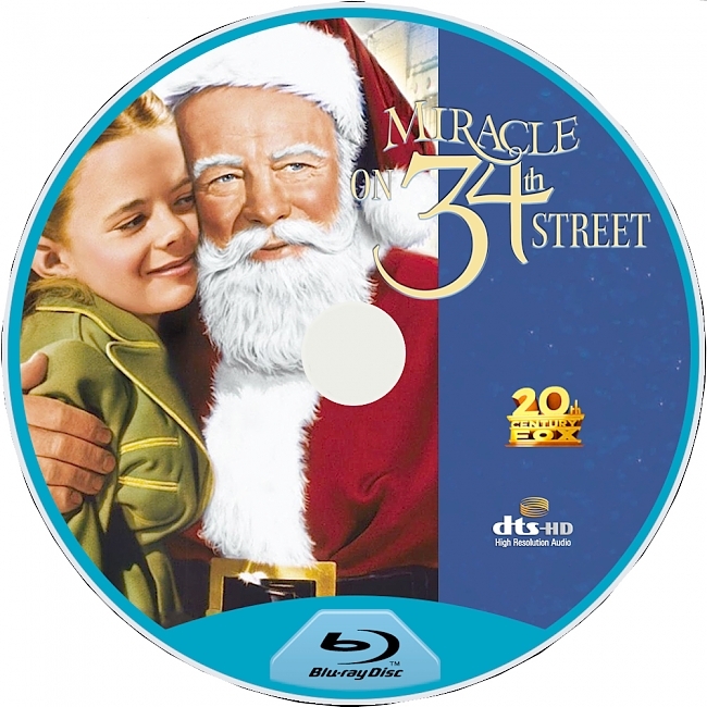 dvd cover Miracle On 34th Street 1947 R1 Disc Dvd Cover