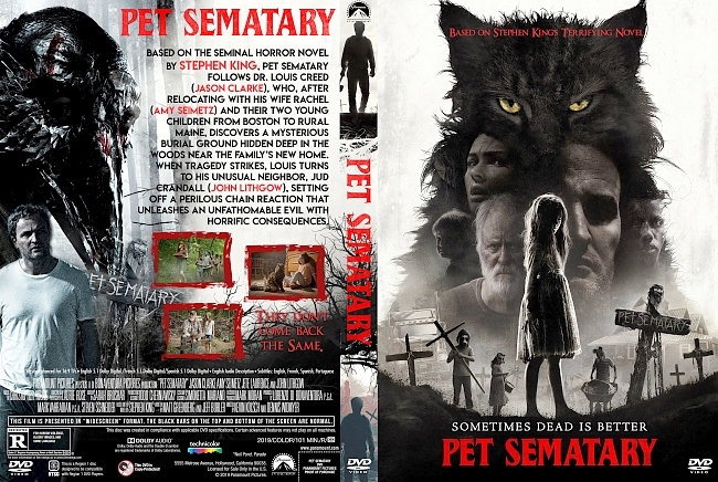 dvd cover Pet Sematary 2019 Dvd Cover